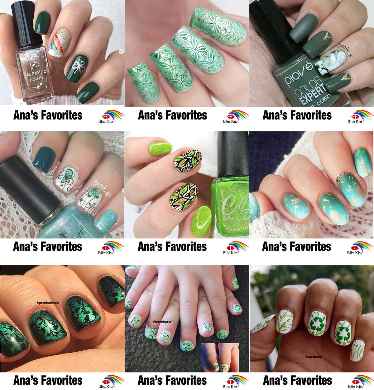 Green Manicure Inspiration