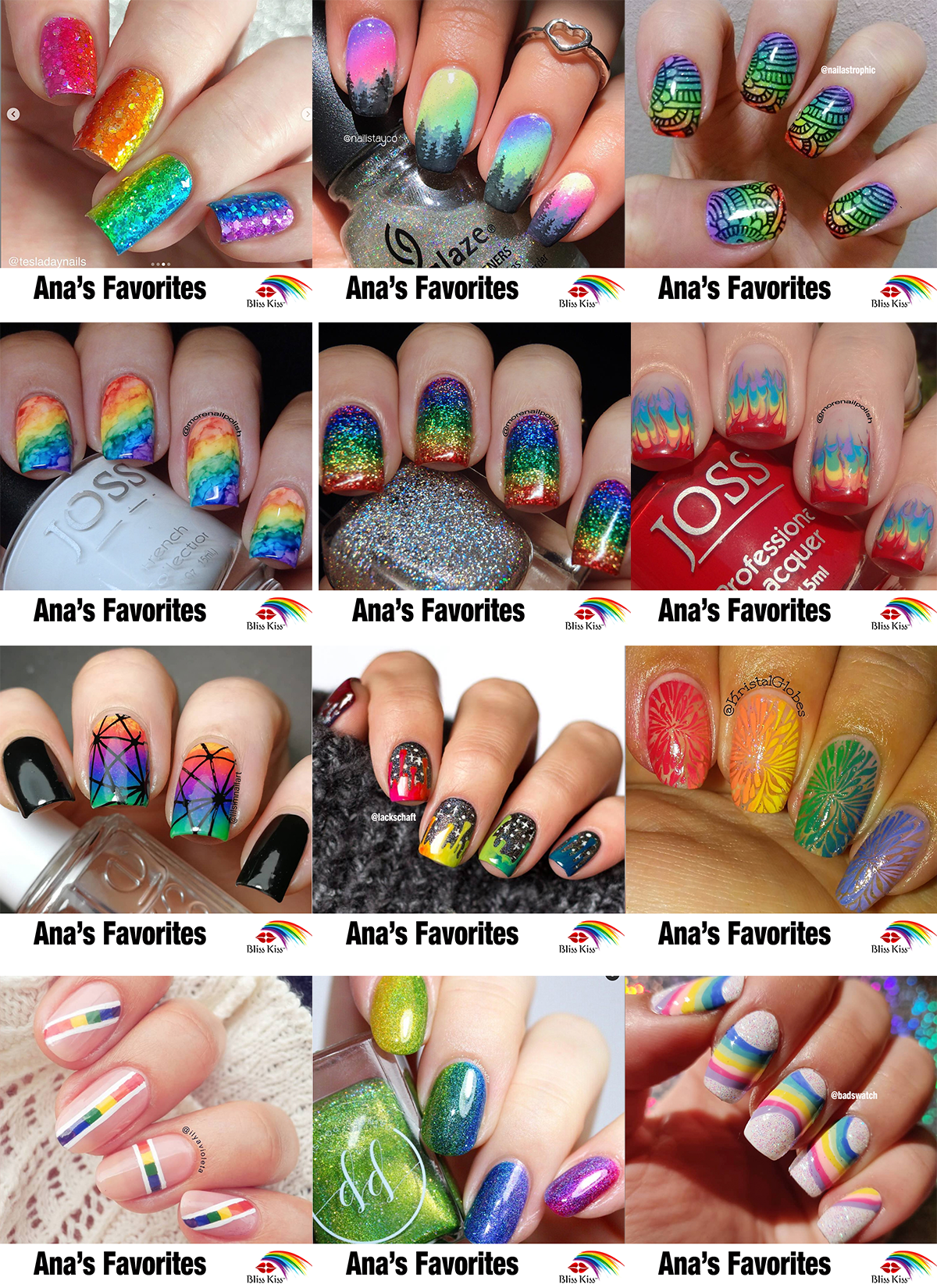 Rainbow Manicure Inspiration