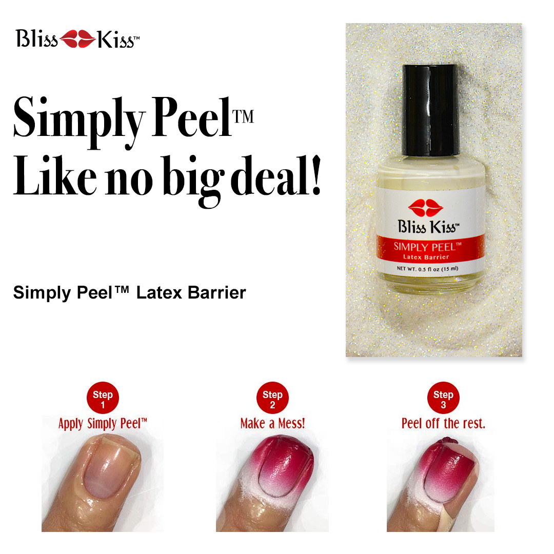 Simply Peel Liquid Latex Barrier for Nail Art