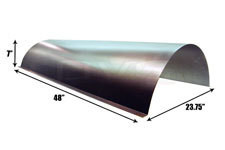 H&O × Geek Field _ Nitriding OD Cover Steel Round Notch Cover - Gauge-Store