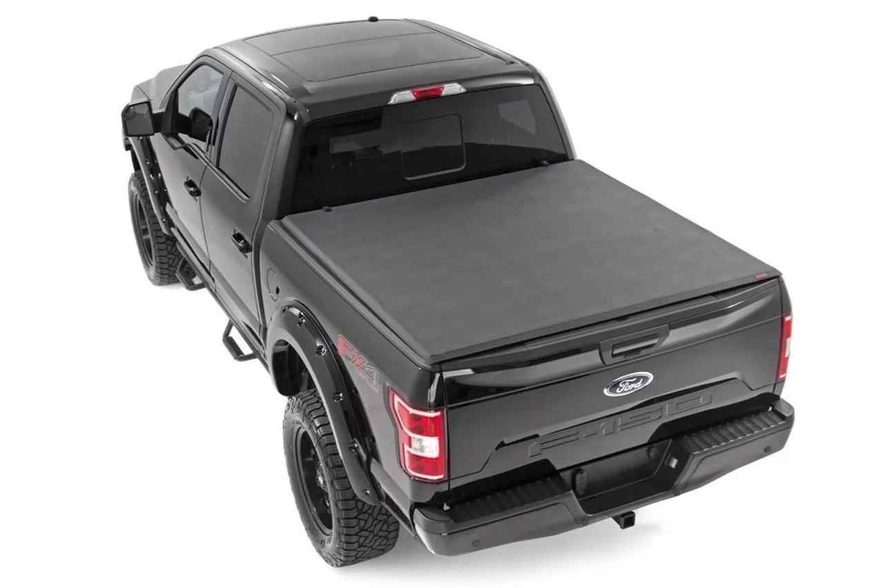 Ford Soft Tri-Fold Bed Cover w/ Cargo Management System (15-20