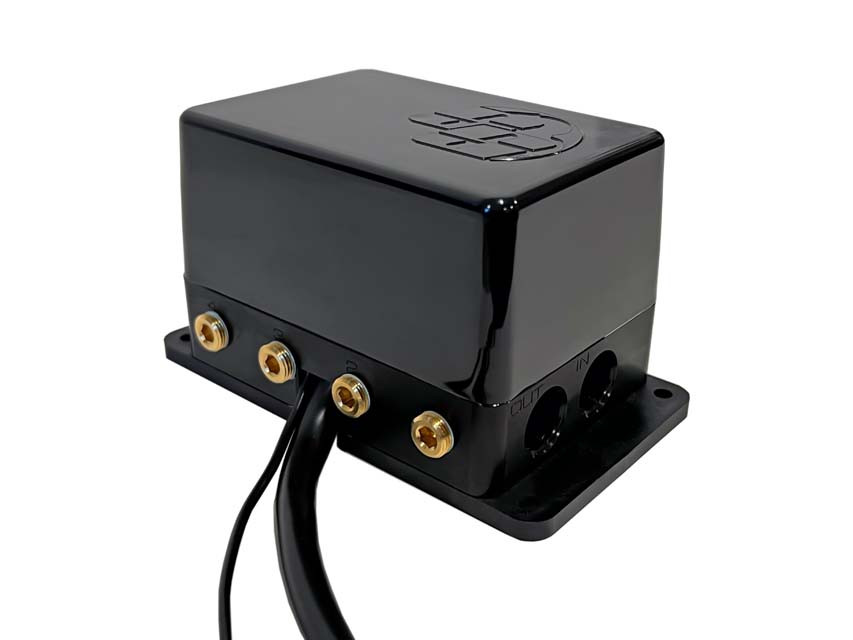 Slam Specialties 4corner 1/4″ Inline valve manifold (Black)