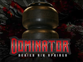 4 Airlift Dominator 2B6 1/2 Single Port 2500 Airbags (set of 4)