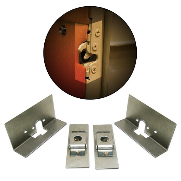 Locking Mini Small Door Latch Combo Kit