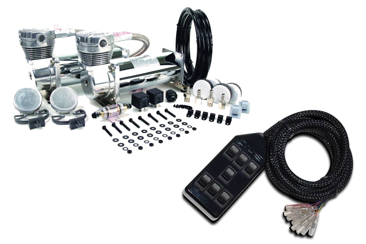 Viair 480c Air Compressor Dual Pack With Avs 7 Switch Box Viair 480c Air Compressor Dual Pack With Avs 7 Switch Box