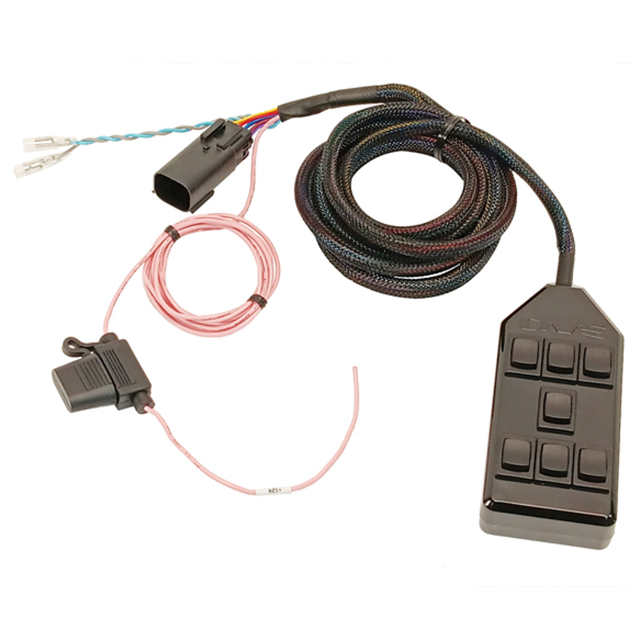 AVS Black 7-Switch Rocker Series Switch Box