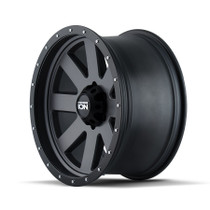 ION 134 Matte Gunmetal/Black Beadlock 20x10 8-170 -19mm 130.8mm