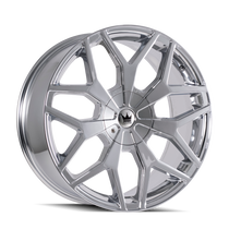 Mazzi 367 Profile Chrome 22x9.5 6-135/6-139.7 30mm 106mm