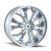 Mazzi 342 Hustler Chrome 22X9.5 6-135/6-139.7 30mm 106mm