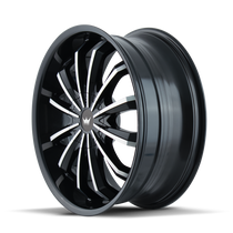 Mazzi 341 Fusion Gloss Black/Machined Face 18X7.5 5-108/5-114.3 40mm 72.62mm