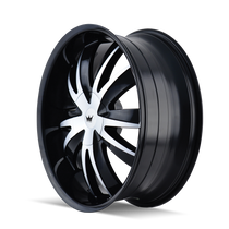 Mazzi 337 Edge Gloss Black/Machined Face 22X8.5 5-110/5-115 35mm 72.56mm