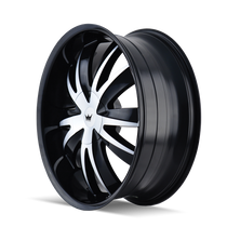 Mazzi 337 Edge Gloss Black/Machined Face 20X8.5 5-112/5-120 35mm 72.56mm