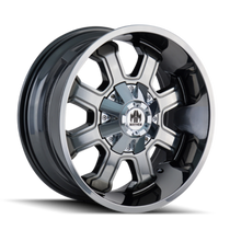 Mayhem Fierce 8103 PVD2 Chrome 20X10 8-165.1/8-170 -19mm 130.8mm