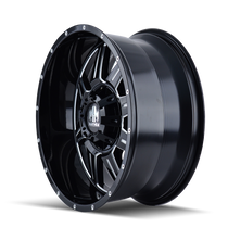 Mayhem 8100 Monstir Gloss Black/Milled Spokes 20X10 5-139.7/5-150 -12mm 110mm