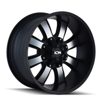 ION 189 Satin Black/Machined Face 20X9 5-127/5-139.7 0mm 87mm