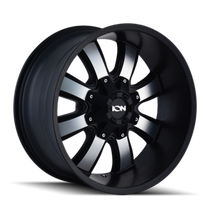 ION 189 Satin Black/Machined Face 20X9 5-127/5-139.7 18mm 87mm