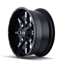 Ion 184 Satin Black/Milled Spokes 20X9 5-139.7/5-150 18mm 110mm