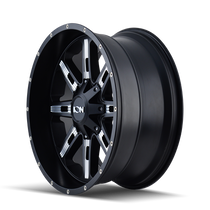 Ion 184 Satin Black/Milled Spokes 20X9 6-135/6-139.7 0mm 108mm