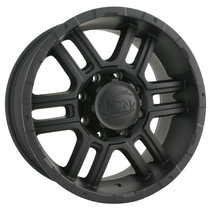 Ion 179 Matte Black 16X8 8-170 10mm 130.8mm