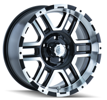 Ion 179 Black/Machined Face/Machined Lip 20X9 8-165.1 12mm 130.8mm