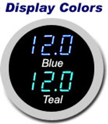 1939 Chevy Brushed Aluminum Glove Box Door w/ VFD Clock Display Color Options