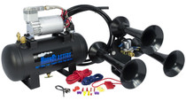 Bandit Air Horn Kit - 1.5 Gal Tank - full kit view