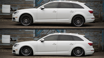 2016 Audi B9 Platform (48.5mm) Air Lift Kit with Manual Air Management - up and down view