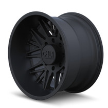 Cali Offroad Rawkon Matte Black 20x10 8x6.50 -25mm 130.8mm -side view