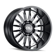 Cali Offroad Summit Gloss Black/Milled Spokes 20x9 6x5.50 0mm 106mm