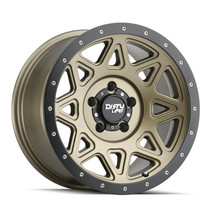 Dirty Life Theory Matte Gold w/ Matte Black Lip 20x9 6x135 0mm 87.1mm