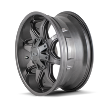 ION 181 Graphite 17x9 8x165.1/8x170 18mm 130.8mm - side view