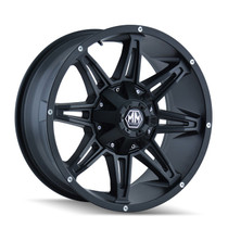 Mayhem Rampage 8090 Matte Black 20x9 8x180 18mm 124.1mm
