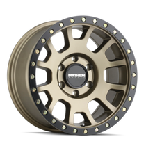 Mayhem Scout Matte Gold w/ Matte Black Lip 18x19 6x135 0mm 87.1mm