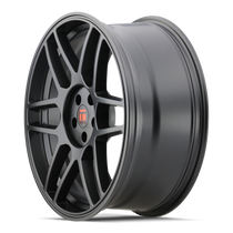 Touren TR74 Matte Black 17x8 5x108/5x114.3 40mm 72.56mm - wheel side view