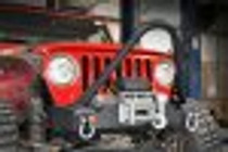 (87-06 Wrangler TJ/YJ) Jeep Stinger Bar - mounted on a vehicle