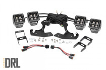 Chevrolet LED Fog Light Kit (07-13 Silverado 1500) - Black Series w/ Amber DRL