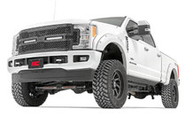 Ford Mesh Grille w/ Dual 12IN Black-Series LEDS (17-19 Super Duty)