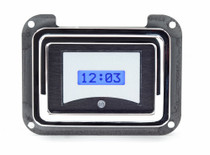 1940 Ford Car VHX Digital Clock - Silver Background with Blue Lighting