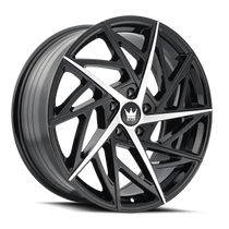 Mazzi 377 Freestyle Glass Black/Machined 17x8 5x108 35mm 63.5mm