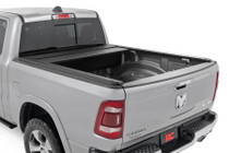 19-24 RAM 1500 / 21-24 1500 TRX (5'7" Bed) Powered Retractable Bed Cover - open bed view