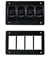 AVS Gauge Panel with 4 Pneumatic Switch Cutouts