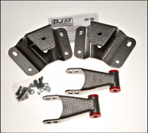 1983-1986 Ford F150 4 Inch Rear Lowering Leaf Spring Hanger and Shackle Kit