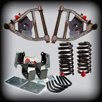 1968-1972 Chevy C10 w/ 2.25IN Rear Leaf Springs & Front Drum Brakes (5IN Front/5IN Rear) Lowering Kit