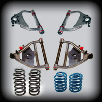 1971-1972 Chevy C10 w/ Coil Spring Rear & Disc Brakes (5 Inch Front/ 5 Inch Rear) Complete Lowering Kit