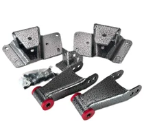 1992-1999 Chevy C2500/C3500 2WD (4 Inch Rear Leaf Spring Hanger & Shackle Kit)