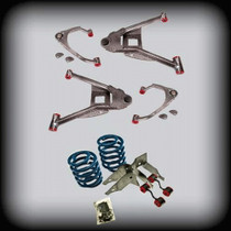 2015-2018 Chevy Tahoe/Suburban w/ Aluminum Steering Knuckles (3 Inch Front/ 4 Inch Rear) Complete Lowering Kit