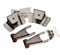 Rear leaf spring hangers and shackles and instructions
