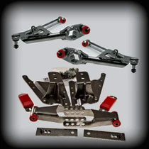 control arms, hangers and lowering shackles