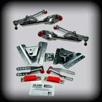front lowering control arms, lowering shackle and leaf spring hangers