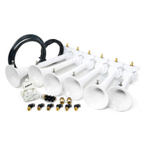 Shocker S6 Train Horn in White